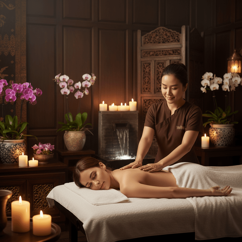 Soin spa thaï pour femmes et hommes dans un cadre luxueux