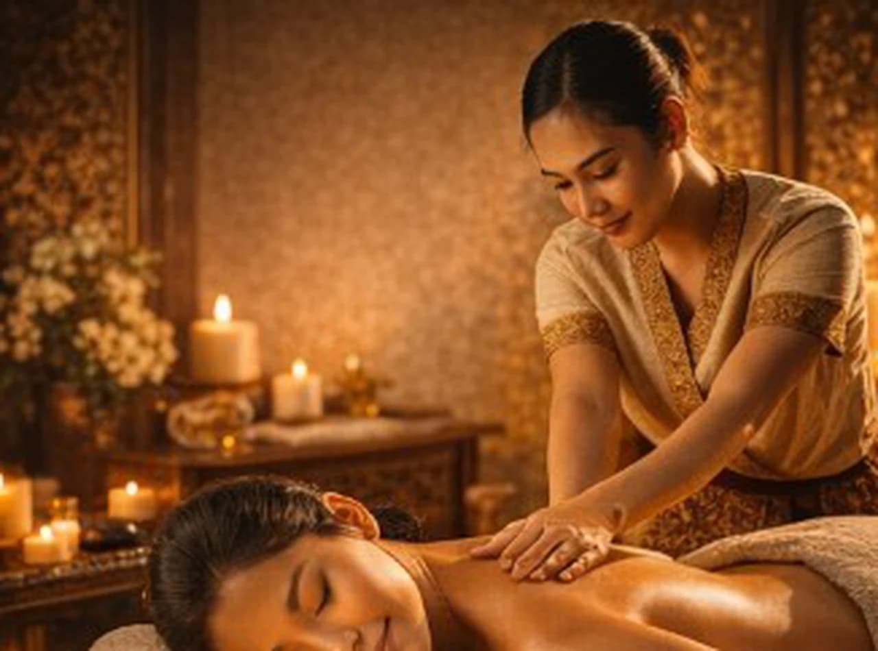 Massage thaï aux bougies chaudes